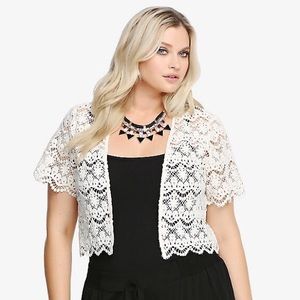 Torrid crochet shrug